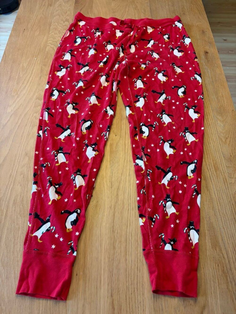 Hanna Andersson XL Red Penguin Christmas Pajama Pants